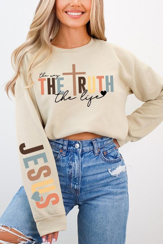 The Way The Truth Graphic Fleece Sweatshirts