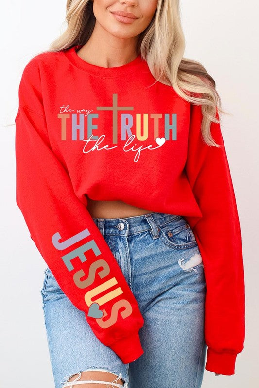 The Way The Truth Graphic Fleece Sweatshirts