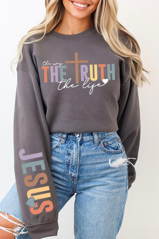 The Way The Truth Graphic Fleece Sweatshirts