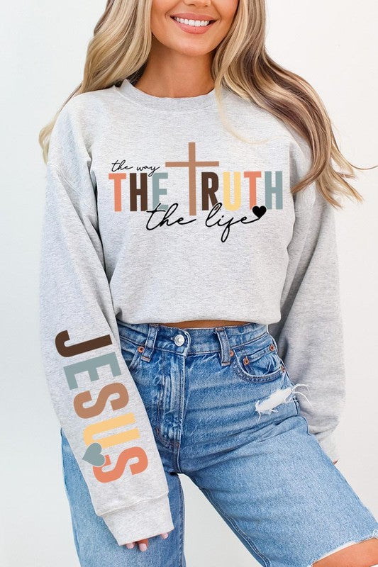 The Way The Truth Graphic Fleece Sweatshirts