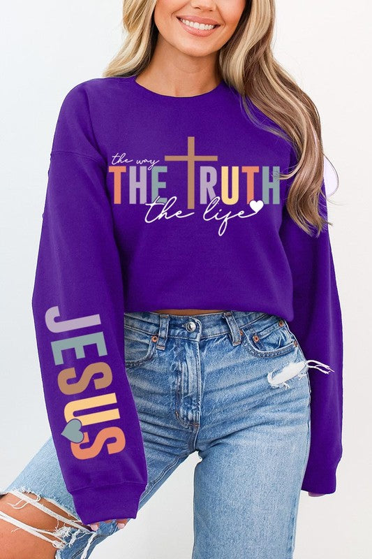 The Way The Truth Graphic Fleece Sweatshirts