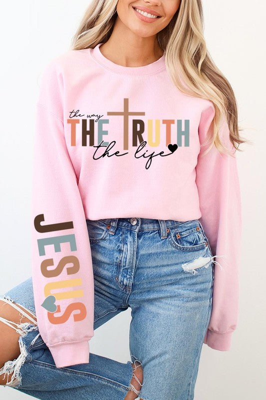 The Way The Truth Graphic Fleece Sweatshirts