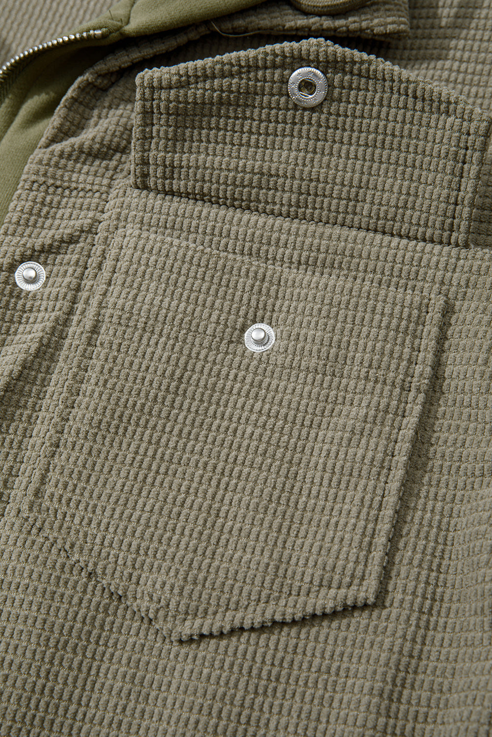 Beige 2 in 1 Thermal Knit Textured Hooded Jacket